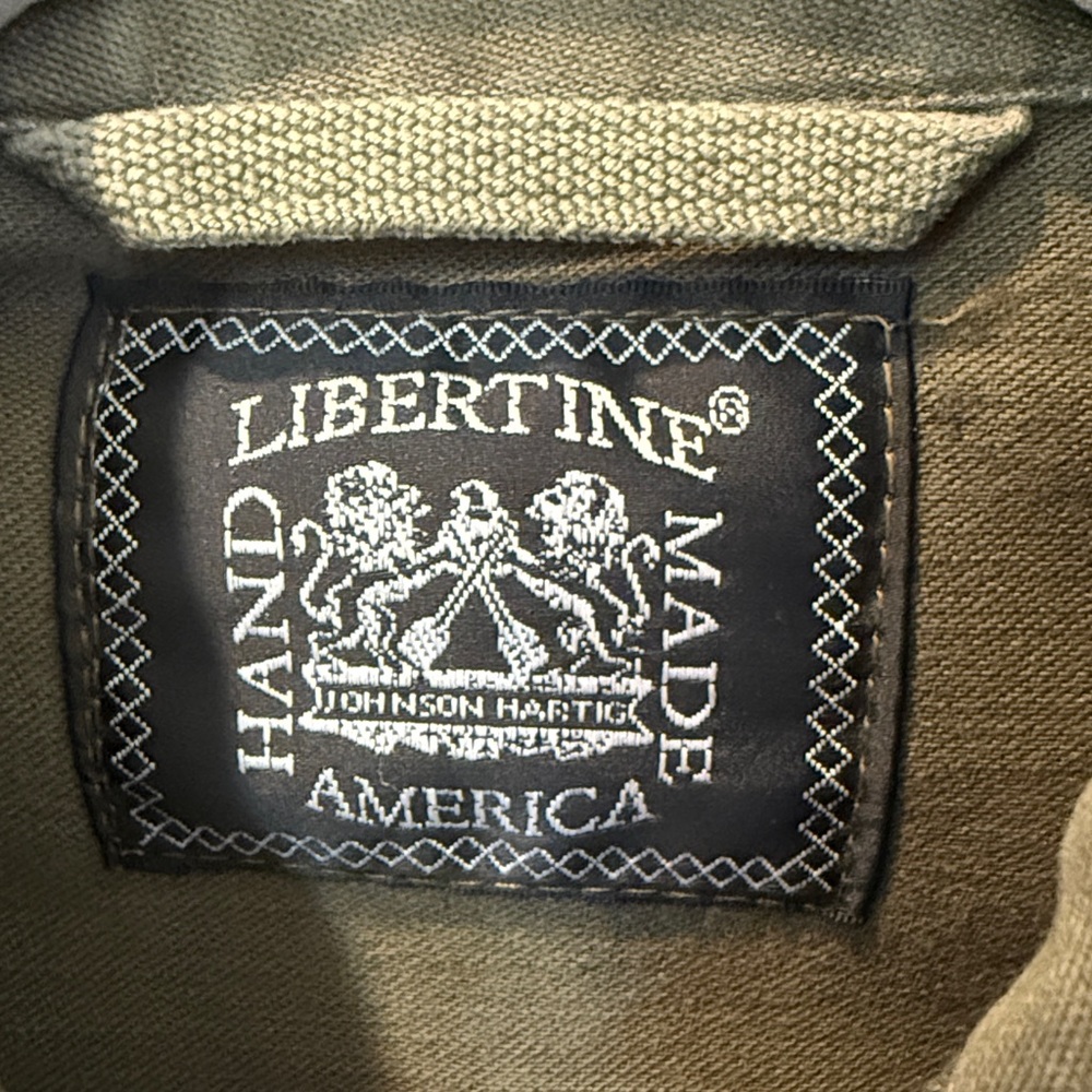 LIBERTINE Olive Green Patchwork Jacket with Colorful Embroidered Patches - Picture 8 of 8